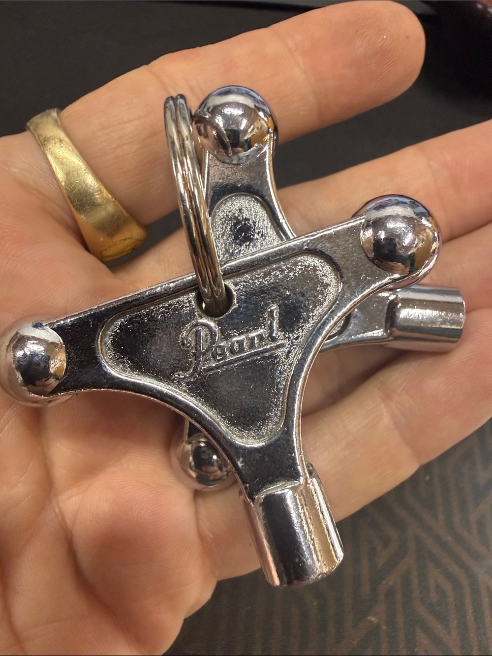 Pearl Chrome Drum Tuning Key Wrench (578)